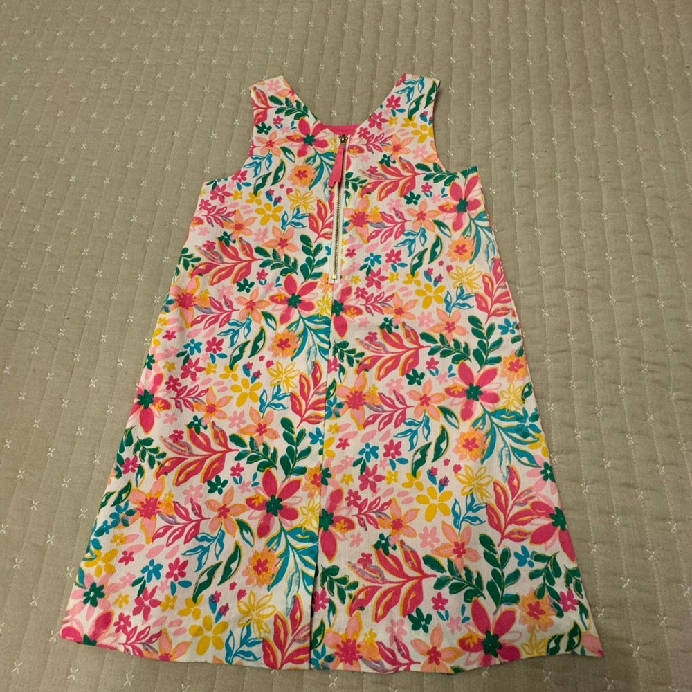 Tommy Bahama Kids Floral Dress - Pink, Yellow, and Green
